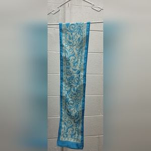 Blue and White Scarf, Beautifully Styled
